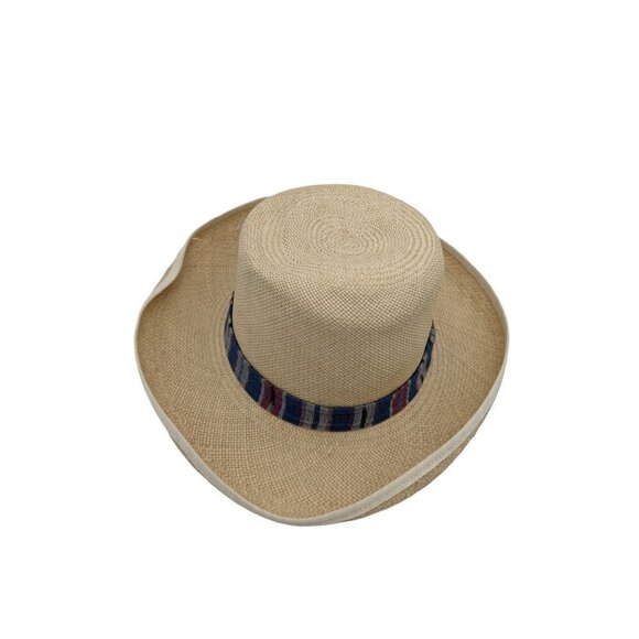 Vintage Betmar Womens Classic Roll-Up Paper Sun Hat One Size - Picture 8 of 10